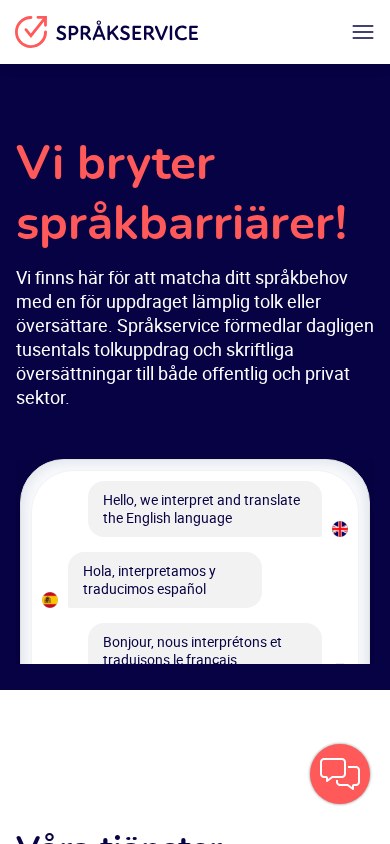 sprakservice.se i mobilen